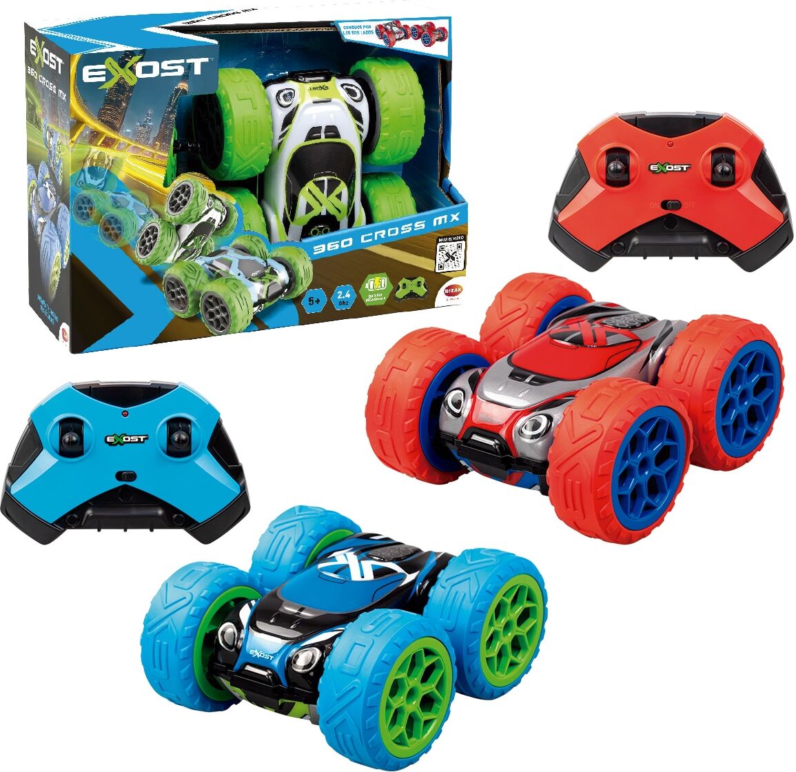 Bizak Vehículo radio control Exost 360 cross MX surtido .