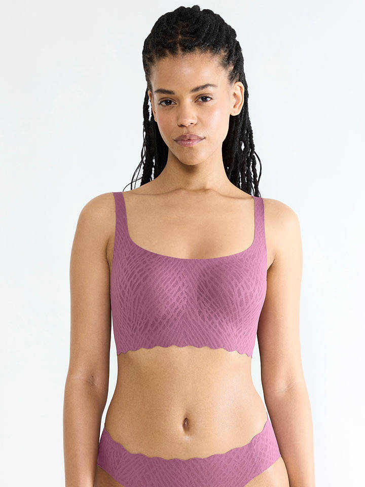 Sloggi Bustier "Zero Feel Bliss" in Lila - M