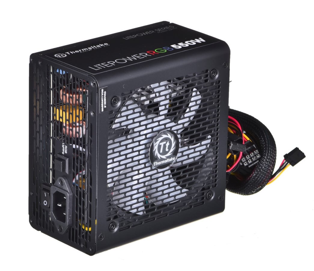 Thermaltake Litepower RGB voeding, 550W, 24-pins