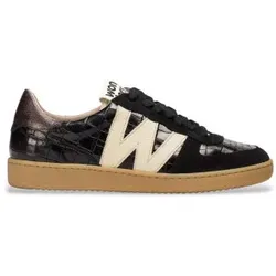 Wonders für Damen. AP-2002 Turnschuhe Nubia 02 schwarz (37), Wohnung, Schnürsenkel, Lässig