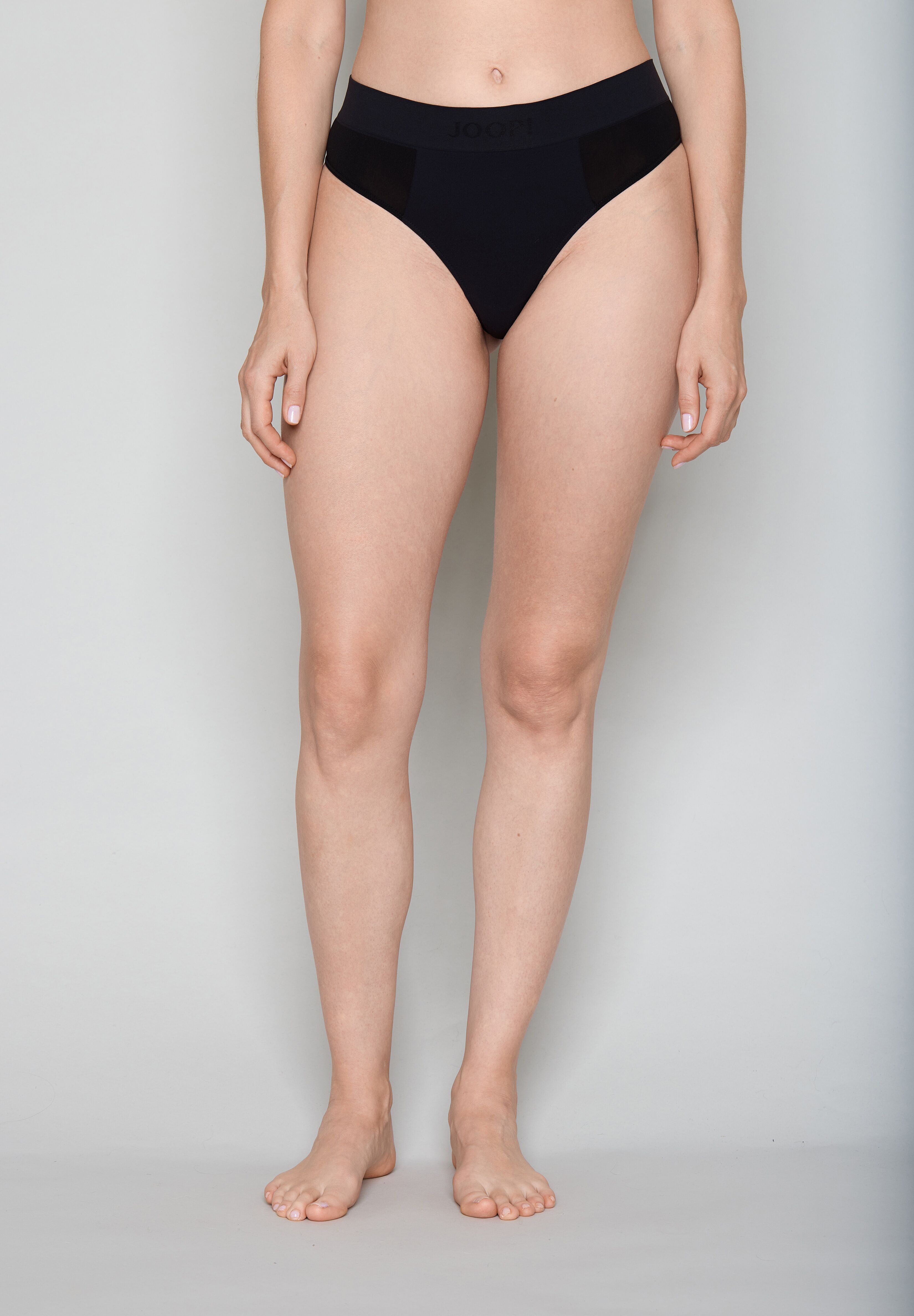 Joop! Tanga JOOP "Bliss", Damen, Gr. XS/S, Mikrofaser, rosa (lilablau, schwarz), Mikrofaser, Obermaterial: 92% Polyamid, 8% Elasthan, Unterhosen Tanga, nahtlose Verarbeitung, Seamfree Schnitt lilablau, schwarz XS/S, Mikrofaser