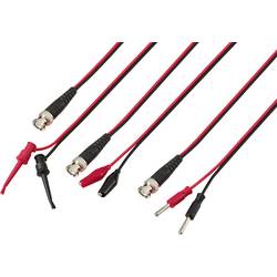 VOLTCRAFT BNC-Messleitungs-Set 0.80 m Schwarz, Rot 108536