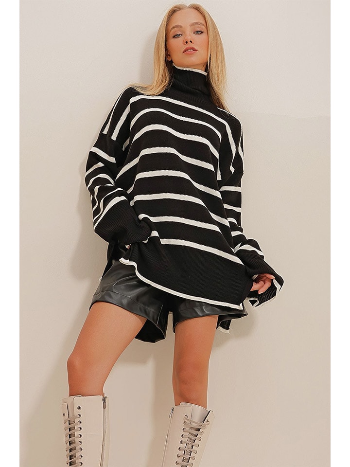 Trend Alacati Pullover in Schwarz - onesize