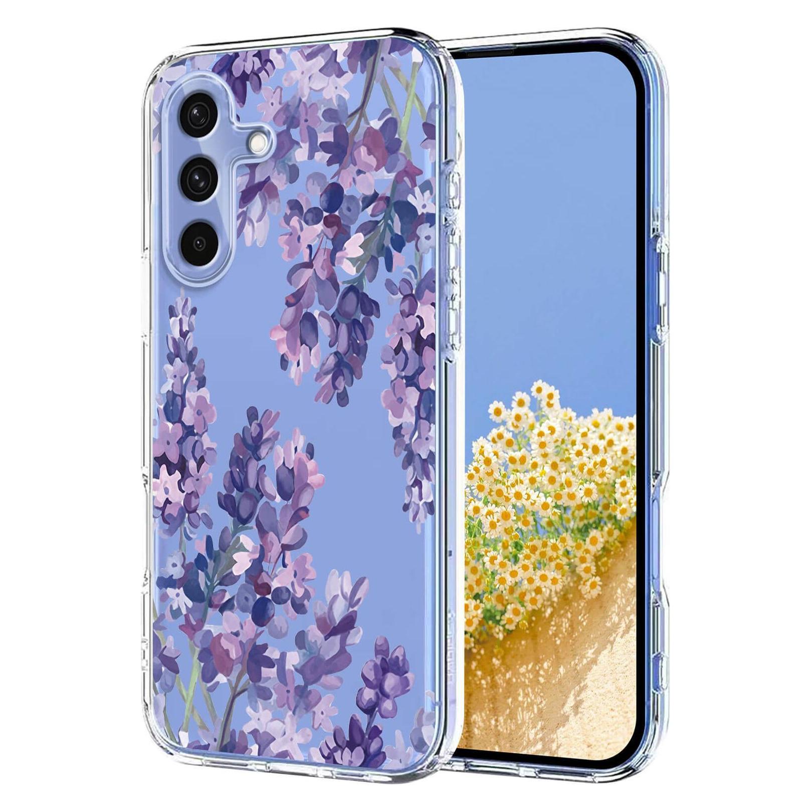 Cover-Discount Galaxy A57 - Silikon Gummi Hülle Blumen (Samsung Galaxy A57) (70382887)