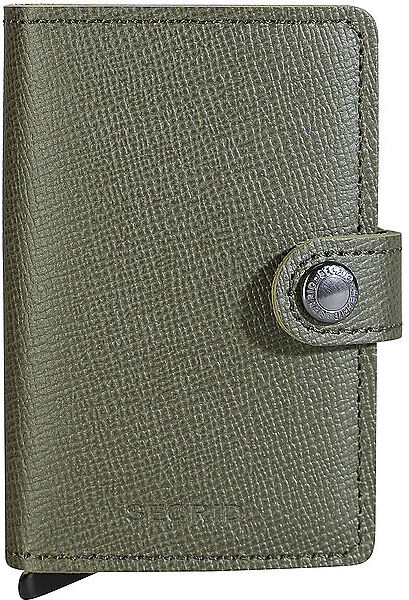 SECRID Geldbörse - Miniwallet Crisple kelp olive W