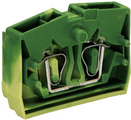 WAGO 264-327 Einzelklemme 6mm Zugfeder Belegung: PE Grün, Gelb