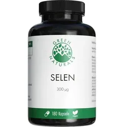 GREEN NATURALS Selen 300 μg rein pflanzl.vegan Kps 180 St