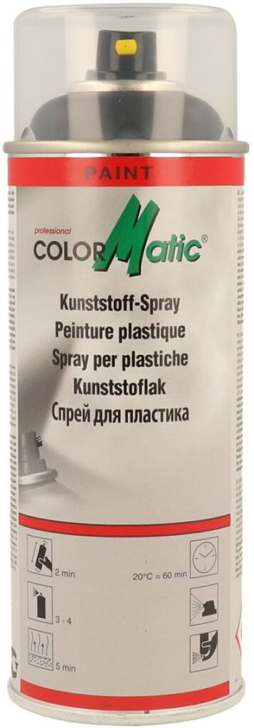 european aerosols ColorMatic Kunststoffspray schwarz, 400 ml