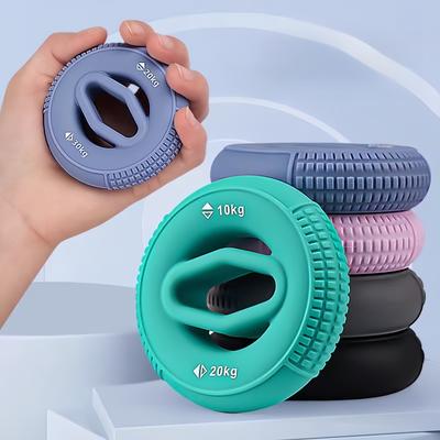 Healfit Counter Silicone Grip Strength Training For Rock Climbing, Finger Hand Grip Strengtheners, Exercise Carpal Expander Workout grass Green 10 To 20