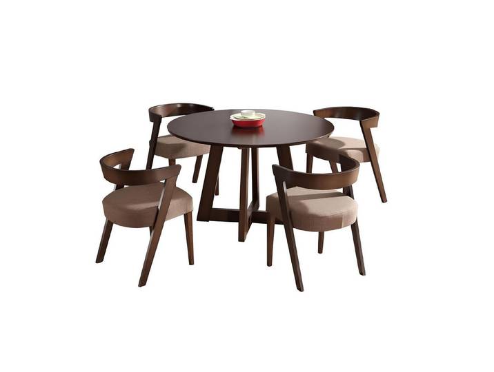 Xlmoebel Esstisch Runder Esstisch aus Holz im italienischen Design (1-St., Rund Esstisch), Hergestellt in Europa