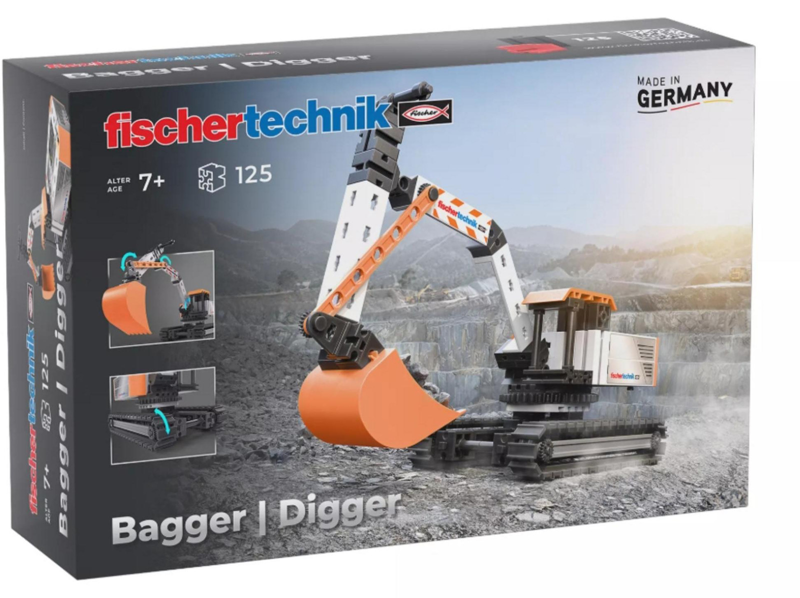 Fischertechnik STEM-bouwpakket Excavator voor assemblage en besturing