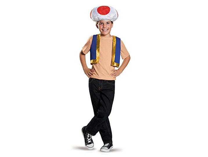 Nintendo Super Mario Bros Toad Costume Kit Child