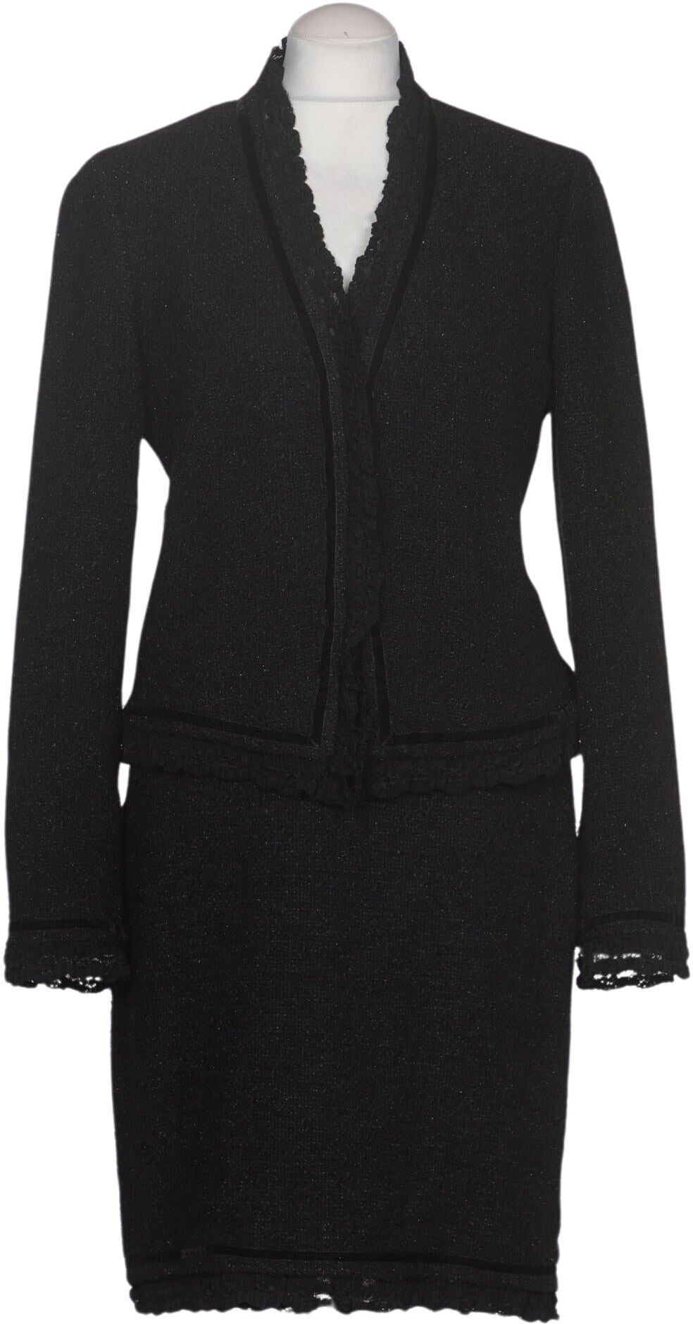 Ambiente Damen Anzug oder Kombination, Schwarz, Gr. EU 38, kein / Etikett - Second Hand