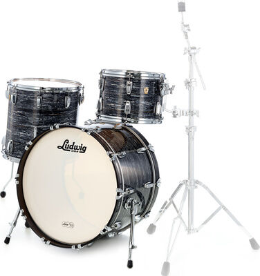 Ludwig Classic Maple Rock Black Oy. Vintage Black Oyster Pearl