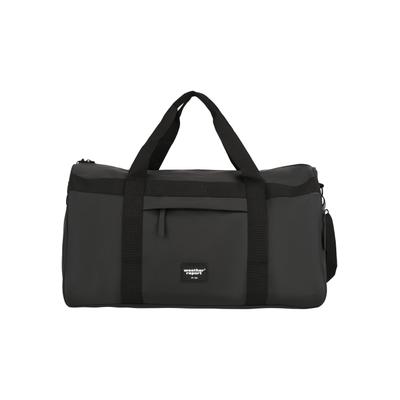 Sporttasche WEATHER REPORT "Bronze", schwarz (schwarz, weiß), Lederimitat, unifarben, Taschen Sporttasche, mit 60 L Fassungsvermögen