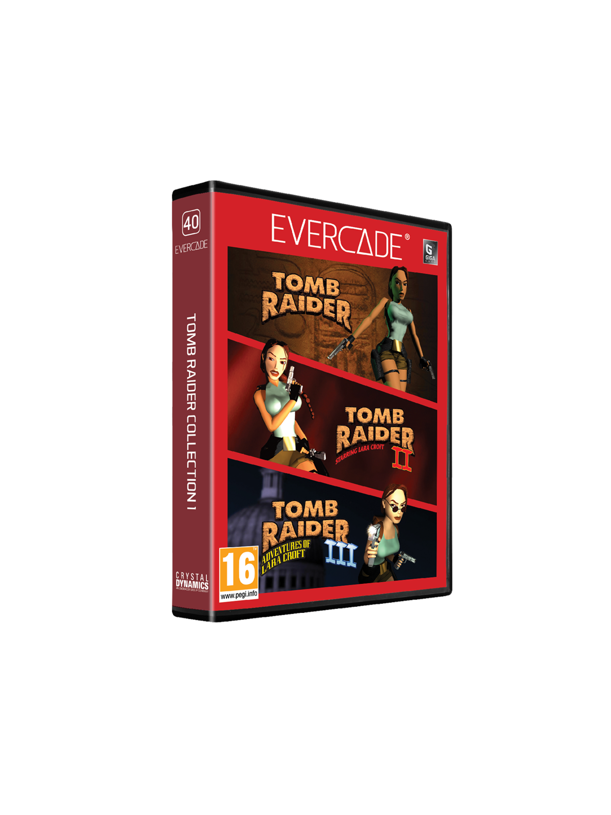 Tomb Raider Collection 1 - Evercade - Retro - PEGI 16