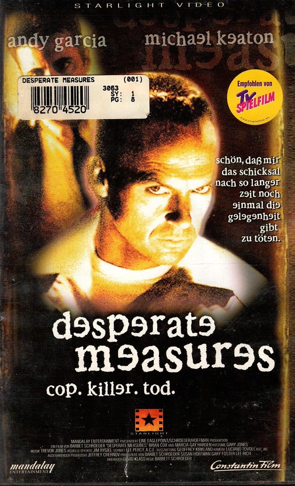 Michael Keaton - Desperate Measures [VHS] - Preis vom 11.10.2026 03:10:56 h