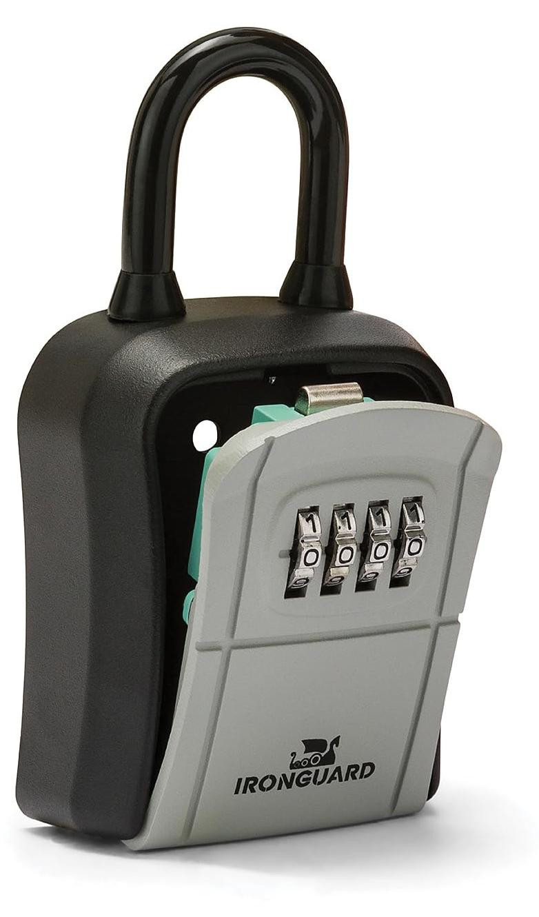 Selius Key safe Basic model met hangslot, Grijs