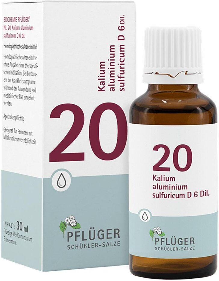 Schüßler Biochemie Pflüger 20 Kalium alum.sulf.D 6 Tropfen