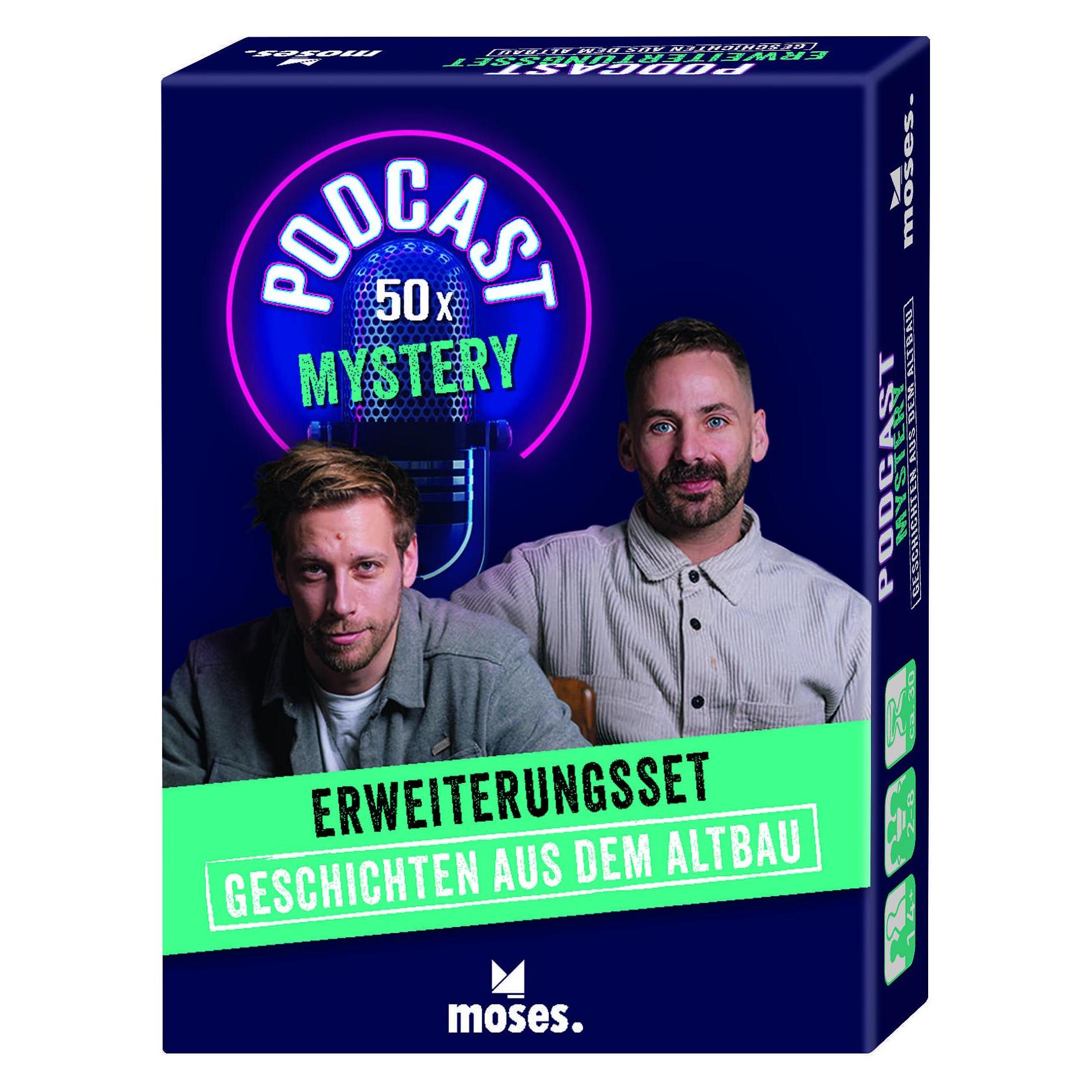 Moses Podcast Erweiterungsset - MYSTERY feat. Geschichten aus dem Altbau (Deutsch, 2 - 8 Spieler) (MOS90961)