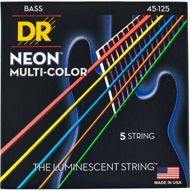 DR Strings Neon Multi NMCB5-45