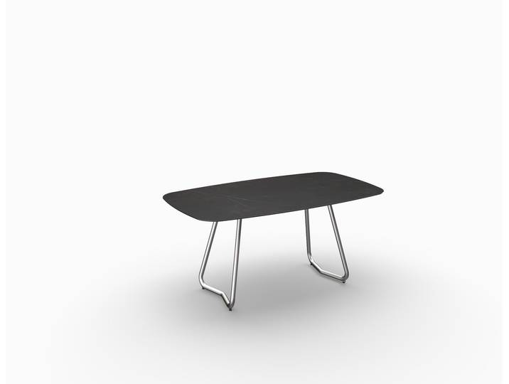 SIT Mobilia JURA Gartentisch Edelstahlgestell Fuß Delémont
