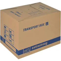 tidyPac® Umzugskartons Transport Box L 50,5 x 35,5 x 37,0 cm