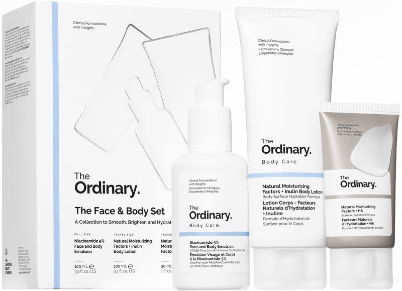 The Ordinary The Face & Body Set coffret cadeau corps et visage