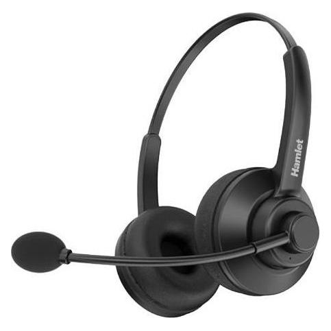 Hamlet Hheadm-Bts Renova Cuffia Bluetooth 5.0 Biaurale Con Microfono (Hheadm-Bts) (Kabellos, USB-C) (HHEADM-BTS)