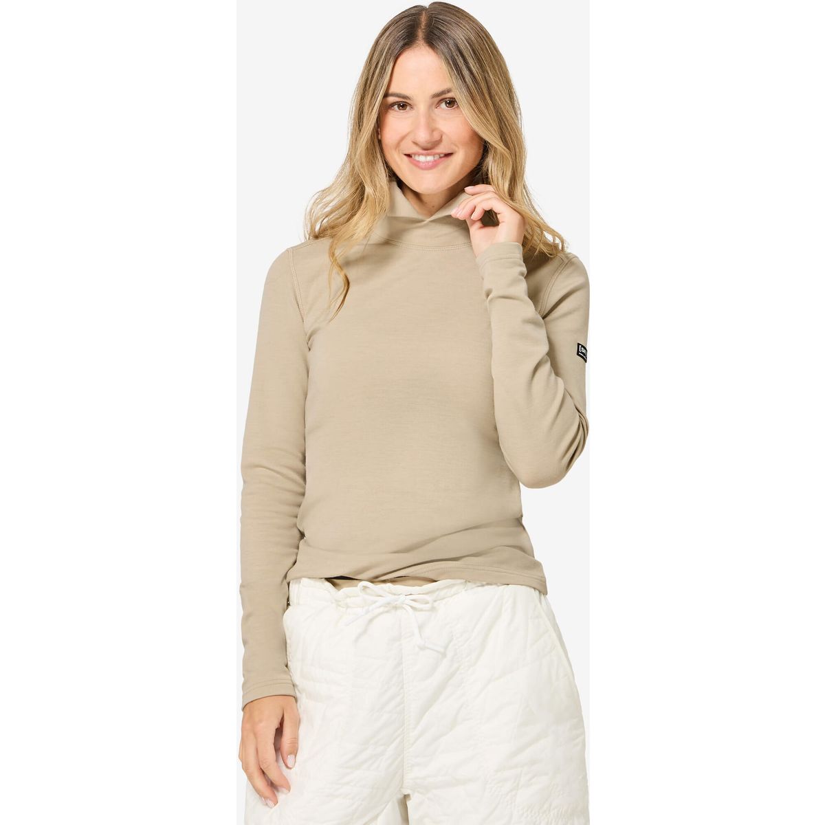 Super.Natural W Split Brush Turtleneck white pepper (X82) S SNW027450X82S
