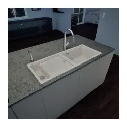 Prepstation-FB Day (PRPD150FBDAY) Unterschrank 120cm flächenbündige Spüle CRISTADUR®