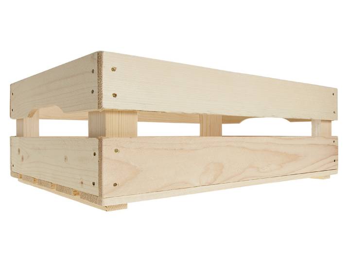 Obstharasse aus Rohholz 60 × 40 × 20 cm