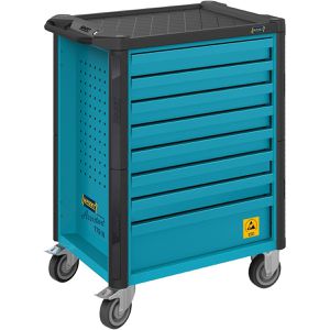 Hazet Werkzeugwagen Assistent 179N-8ESD, leer, blau, 8 Schubladen