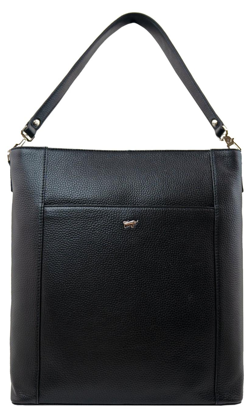 Handtasche HANNA Tote Bag schwarz Damen - Leder