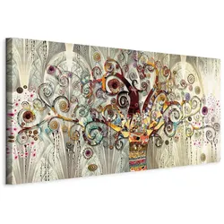 Leinwandbild Tree of Life Multicolor ca. 120x60cm
