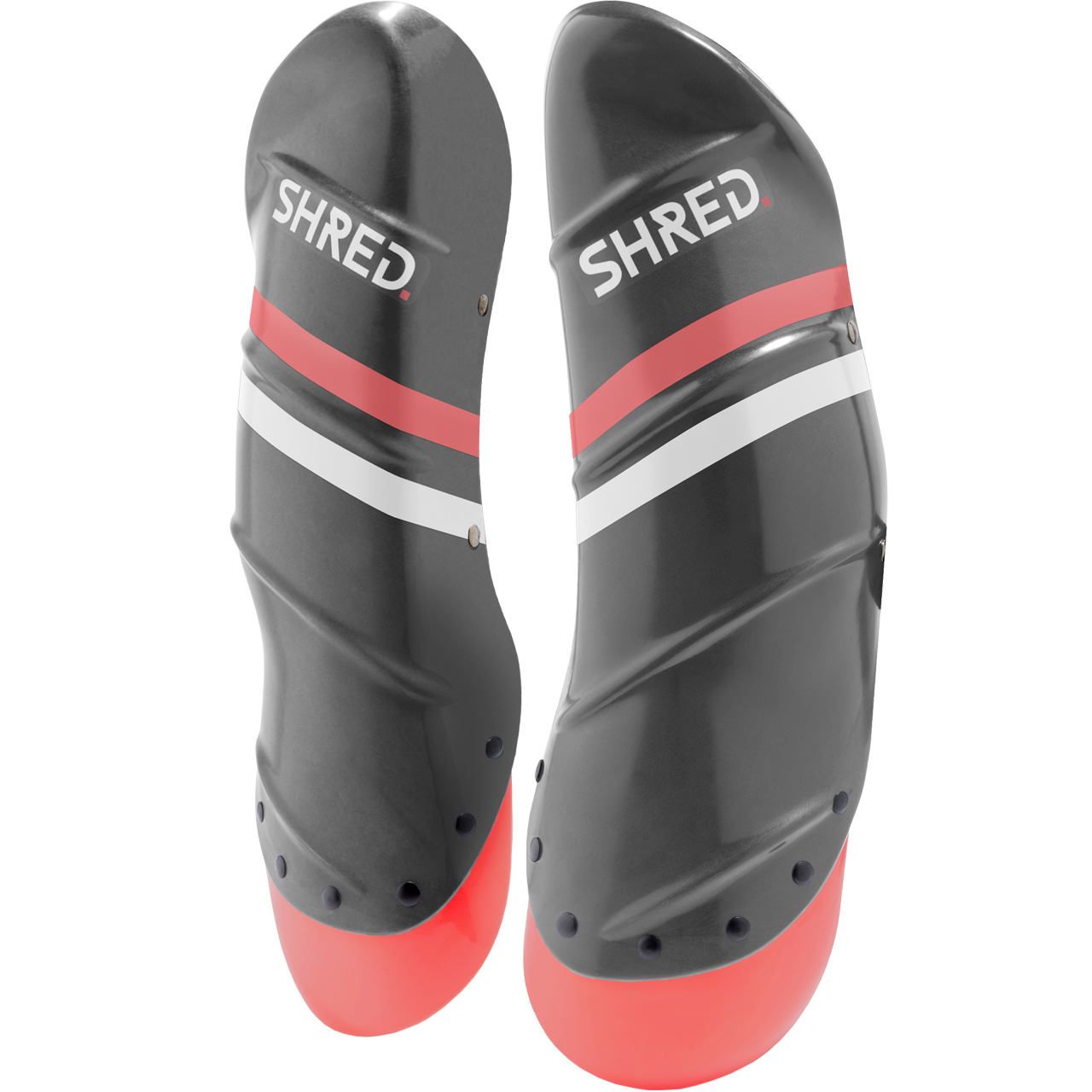 Shred Shin Guards grey/rust L - Large = 42 cm