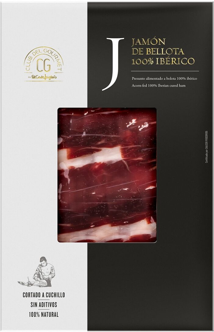 Club del Gourmet Jamón loncheado de Bellota 100% Ibérico .