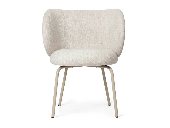 Ferm Living Rico dining chair bouclé Off-white-cashmere