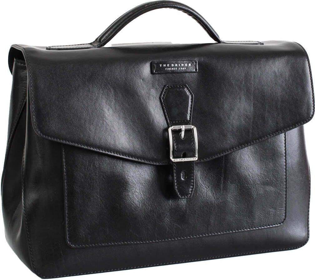 Schultertasche The Bridge 46332001 Schwarz