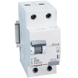 Legrand, Schutzschalter, RCD-SCHALTER LE-402024 EINPHASIG, AC-TYP 30 mA 25 A