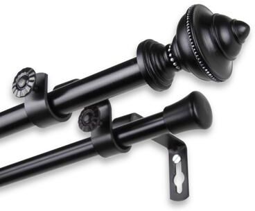 InStyleDesign Manor Adjustable Double Curtain Rod
