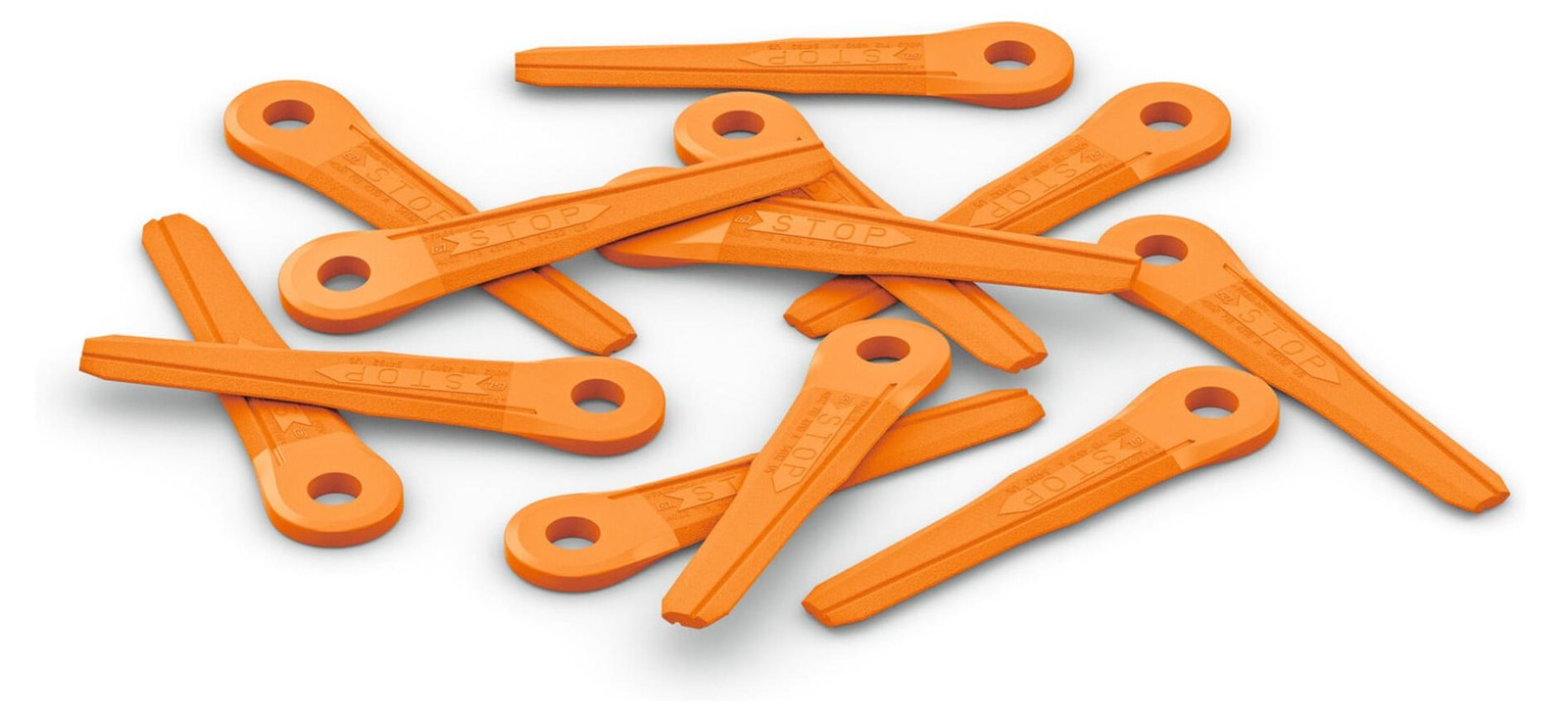 Stihl Maaimes voor borstelmaaier, Oranje, Synthetisch, Geschikt voor PolyCut 6-2 en PolyCut 7-3, 12 stuks