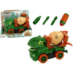 Beton-LKW Dinosaurier Unwrecker Grün Zubehör