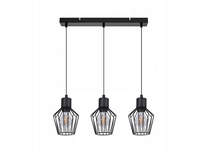 Nettlife Pendelleuchte Ziel 3-flammig 50/12/150 cm, Schwarz, Metall, E27, 12x150x50 cm, Lampen & Leuchten, Innenbeleuchtung, Hängeleuchten, Pendelleuchten