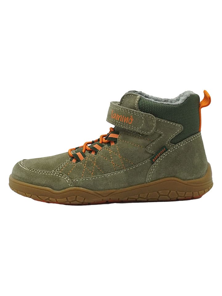 lamino Leder-Barfußschuhe in Khaki - 31