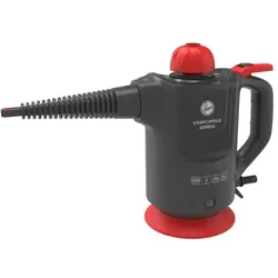 Hoover Steam Capsule Express SGE1000 011 Tragbarer Dampfreiniger Titan, Dampfreiniger, Rot, Grau