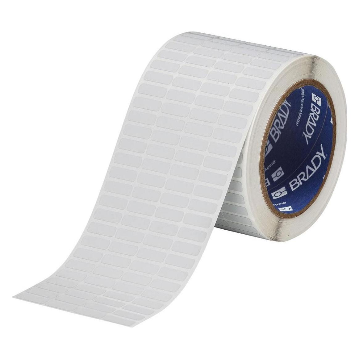 Brady THT-1-428-10, metallisierter Polyester, 19.05 x 6.35 mm, permanent, 4-bahnig (10000 E.) (85.09 mm) (THT-1-428-10)