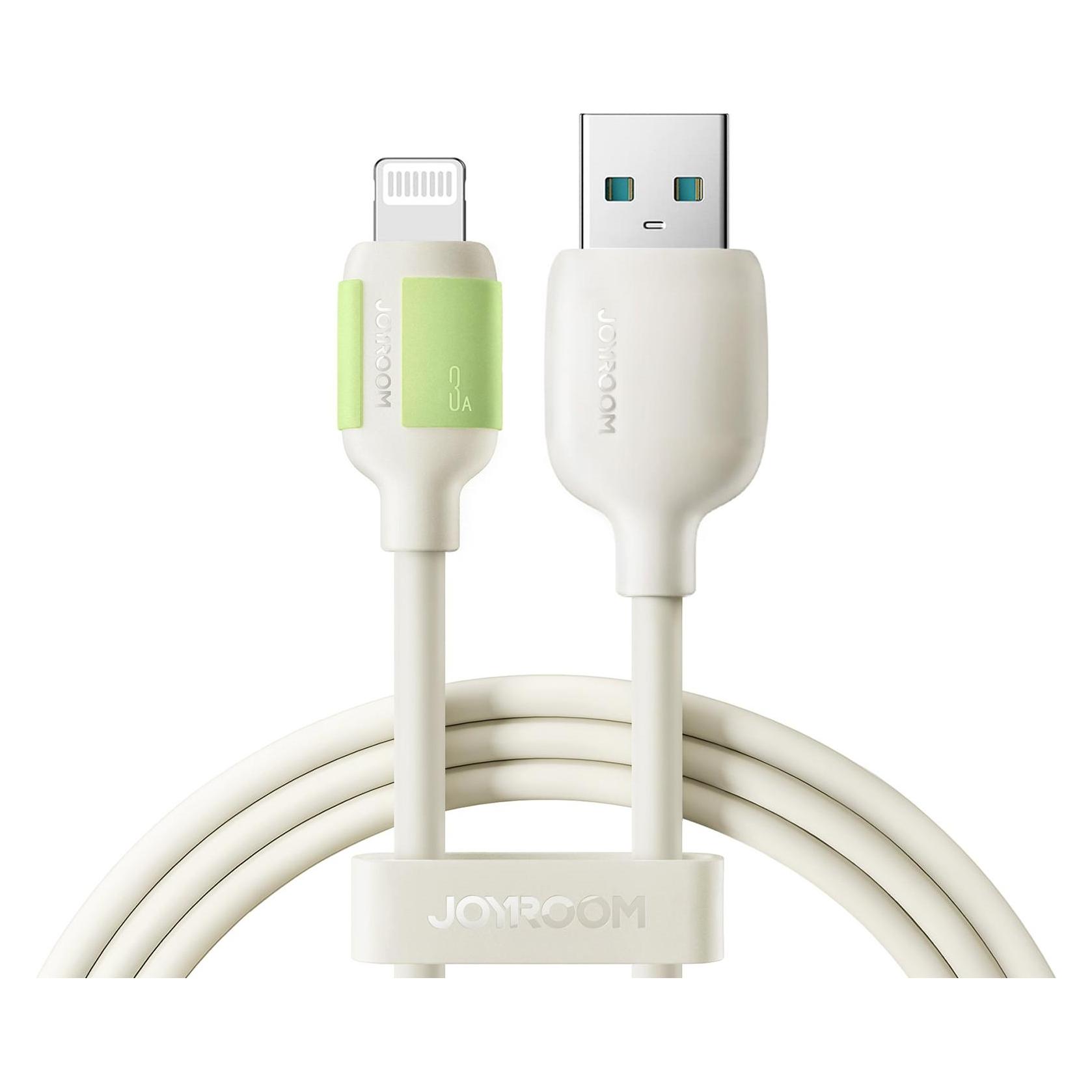 Joyroom 3A Fast Charging Data Cable USB-A to Lightning, 1.2m - Beige (1.20 m, 30 W) (S-A53-120AL)