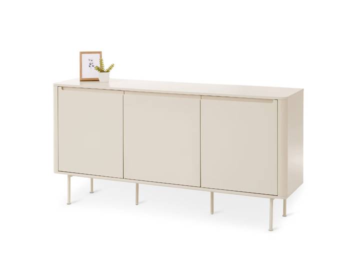 Tchibo - Sideboard mit 3 Türen - 155x40x78cm - beige -