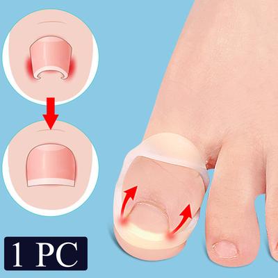 Healfit Counter Invisible Ingrown Toe Nail Straightening, Silicone Toenail Correction Tool, Durable Reusable Protector For Foot Care 1 Pc